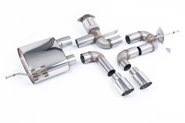 Milltek Sport Auspuffanlage passend für Renault Alpine A110S 1.8TCe - mit OE-Klappensteuerung - polierte Endrohre