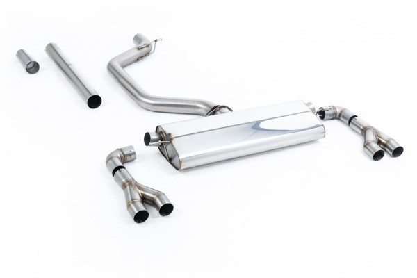 Milltek Sport Auspuffanlage passend für Seat Leon Cupra Mk4 Hatch ab OPF - ungedämpft - für OE-Endrohre