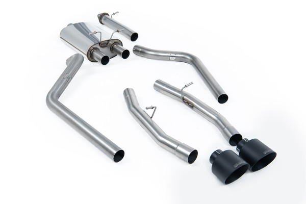 Milltek Sport Auspuffanlage passend für Dogde RAM 5.7L 1500 HEMI V8 5. Gen - schwarze Endrohre