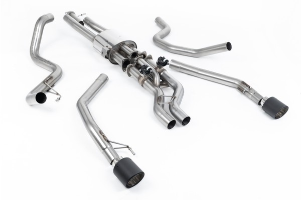 Milltek Sport Abgasanlage passend für Ford Ranger Raptor 3.0 V6 Twin Turbo - Carbon Endrohre
