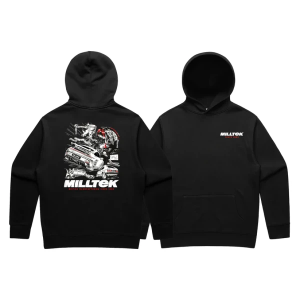 Milltek Hoodie Black Summer - Größe 2XL