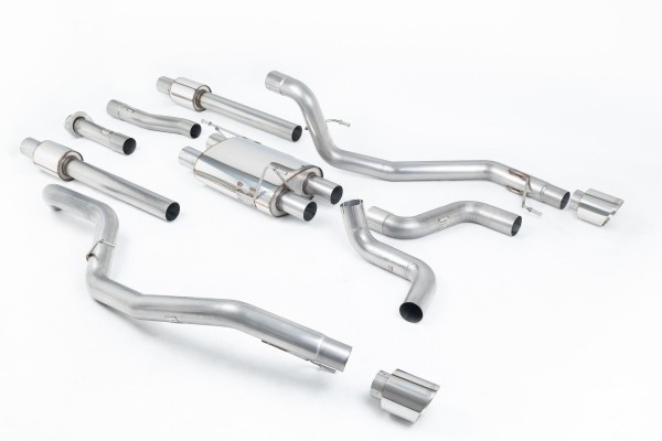 Milltek Sport Auspuffanlage passend für Ford F150 Raptor 3.5 V6 mit Zwischenschalldämpfer