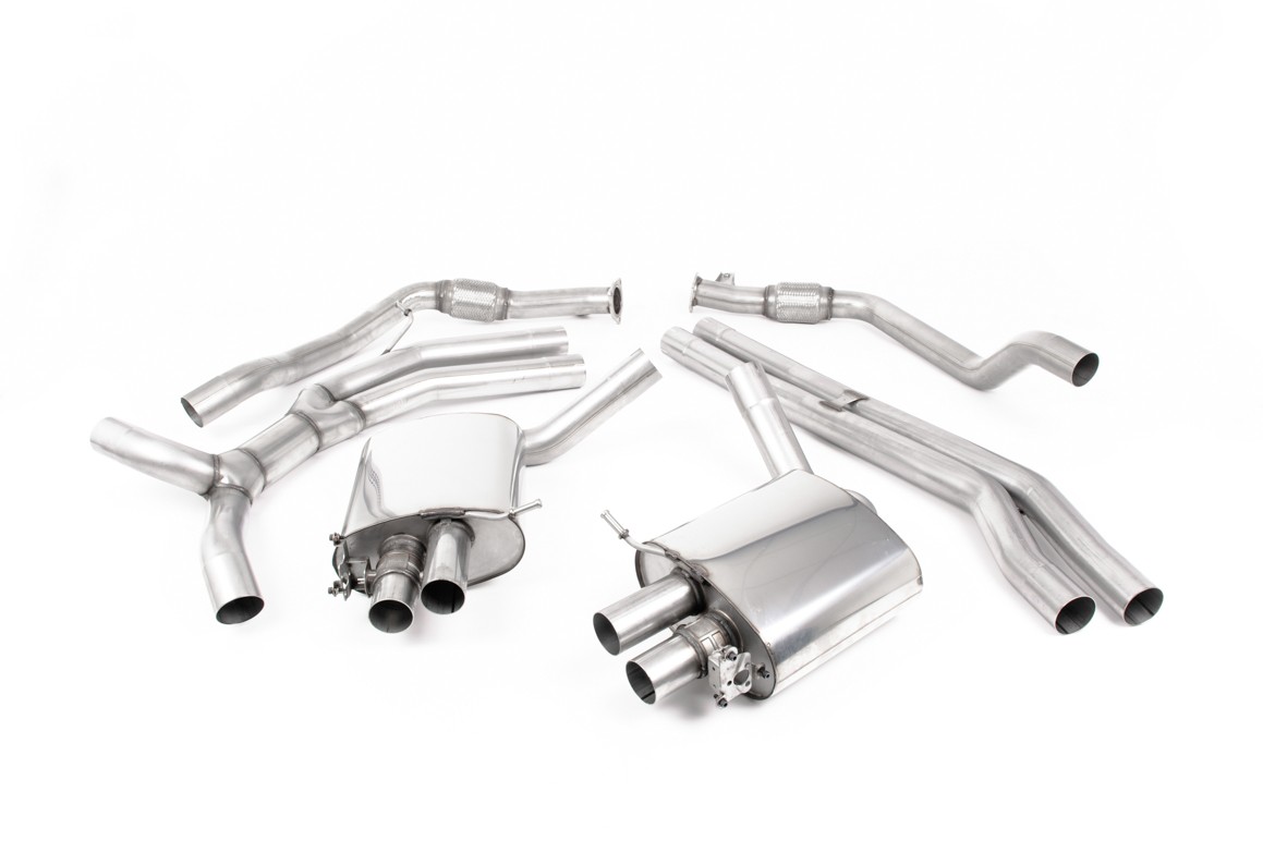 Milltek Klappen Auspuffanlage passend für Audi RS5 B9 2.9 V6 Turbo Sp ...