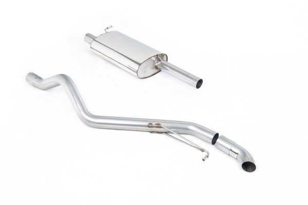 Milltek Sport Auspuffanlage passend für Volkswagen Transporter / Caravelle T5 & T6 - gedämpft - für kurzen Radstand