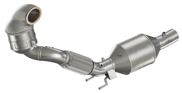HJS Downpipe passend für Audi TT III & VW Golf VII TCR 2.0 Euro 6d OPF
