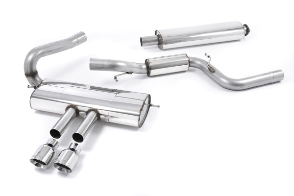 Milltek Sport Auspuffanlage passend für Ford Focus Mk3 ST 2.0l EcoBoost - polierte Endrohre