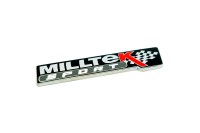 Milltek Sport Car Badge Emblem - Schwarz (Special Edition)