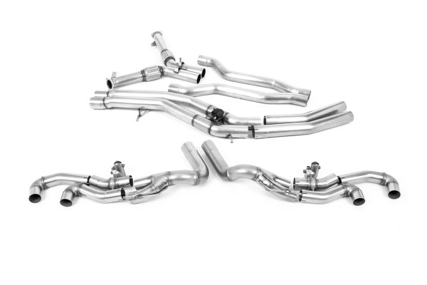 Milltek Sport Auspuffanlage passend für Lamborghini Urus 4.0 Twin Turbo V8 - schwarze Endrohre