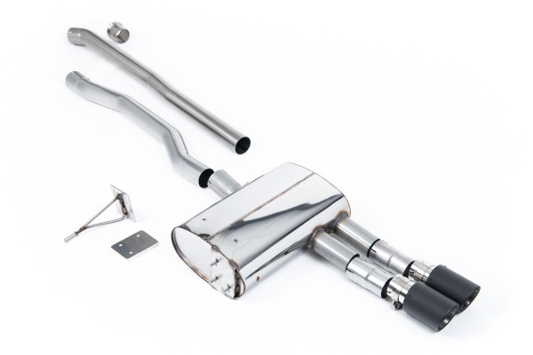 Milltek Sport Auspuffanlage passend für Mini Cooper Mk3 F56 S 2.0 Turbo LCI-Modelle mit OPF - OPF-Bypass - carbon Endrohre