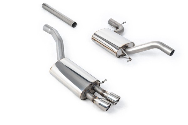 Milltek Sport Auspuffanlage passend für Skoda Octavia vRS 2.0 TSI / FSI - ungedämpft (non-resonated)