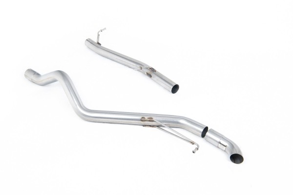 Milltek Sport Auspuffanlage passend für VW Transporter / Caravelle T6.1 SWB 2.0 TDI 2wd & 4MOTION - ungedämpft - einzelner diskreter Endrohrausgang